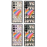 Groovy Love Impact Phone Case for Samsung Galaxy S24 Ultra , Samsung Galaxy S23 Ultra, Samsung Galaxy S22 Ultra