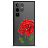 Melting Rose Impact Phone Case for Samsung Galaxy S24 Ultra , Samsung Galaxy S23 Ultra, Samsung Galaxy S22 Ultra