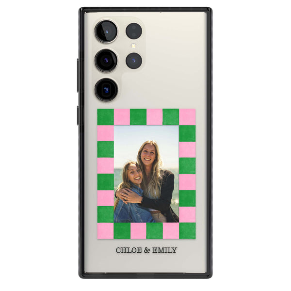 Personalised Riviera Check Photo