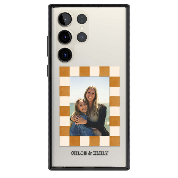 Personalised Citrus Check Photo