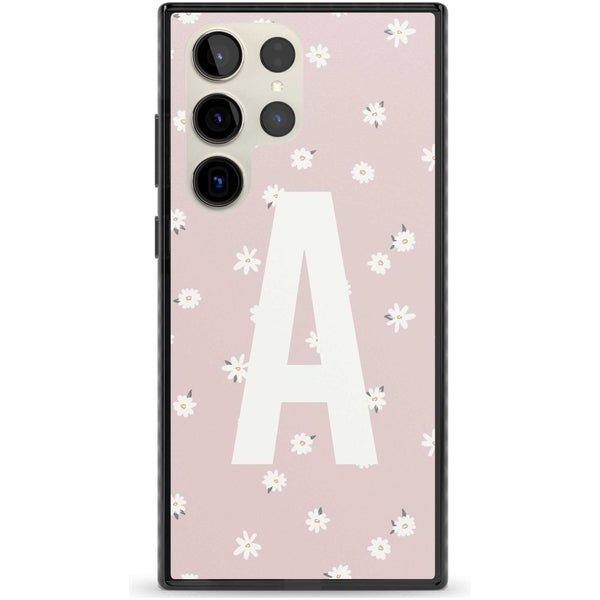 Personalised Pink Daisy Initial