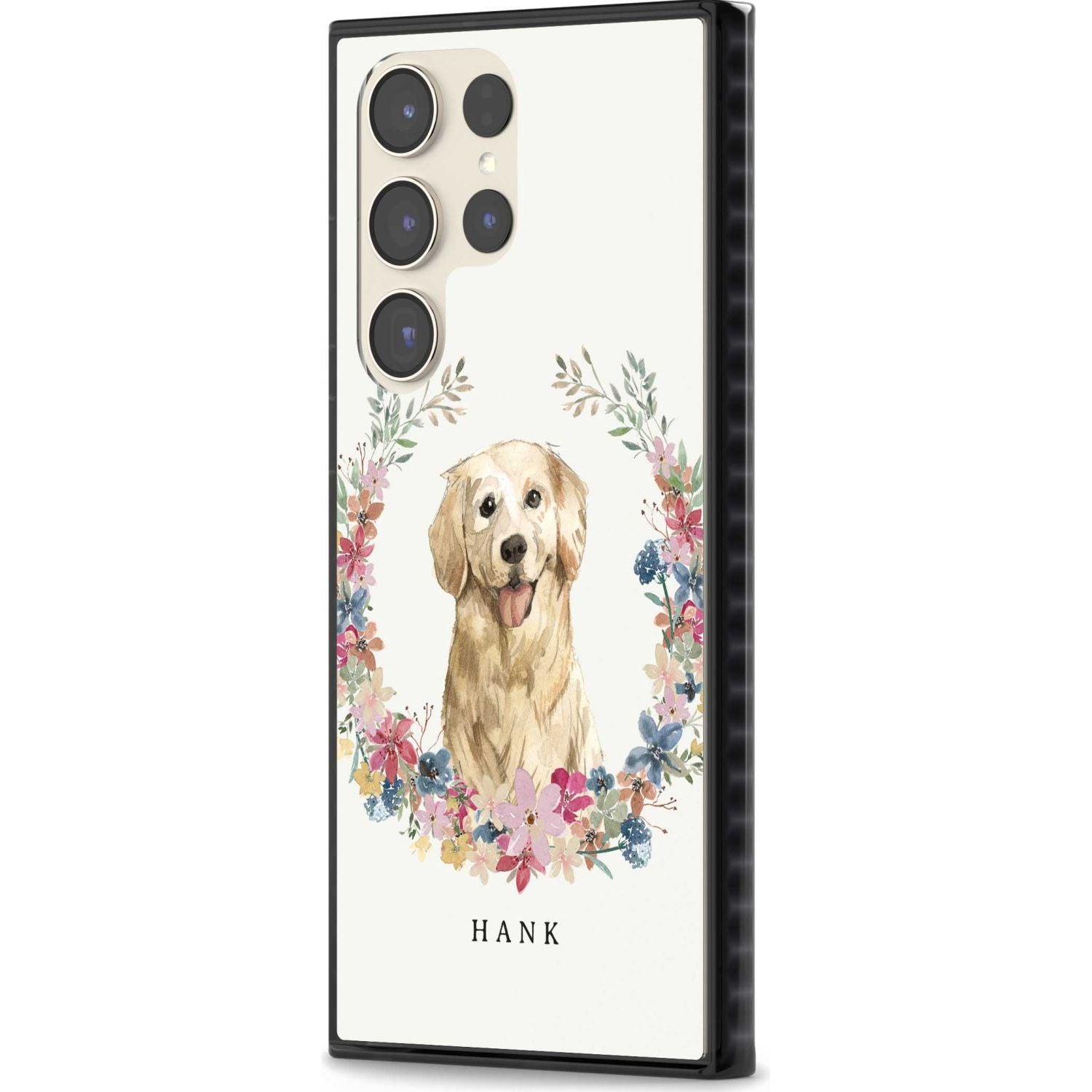 Personalised Golden Retriever - Watercolour Dog Portrait
