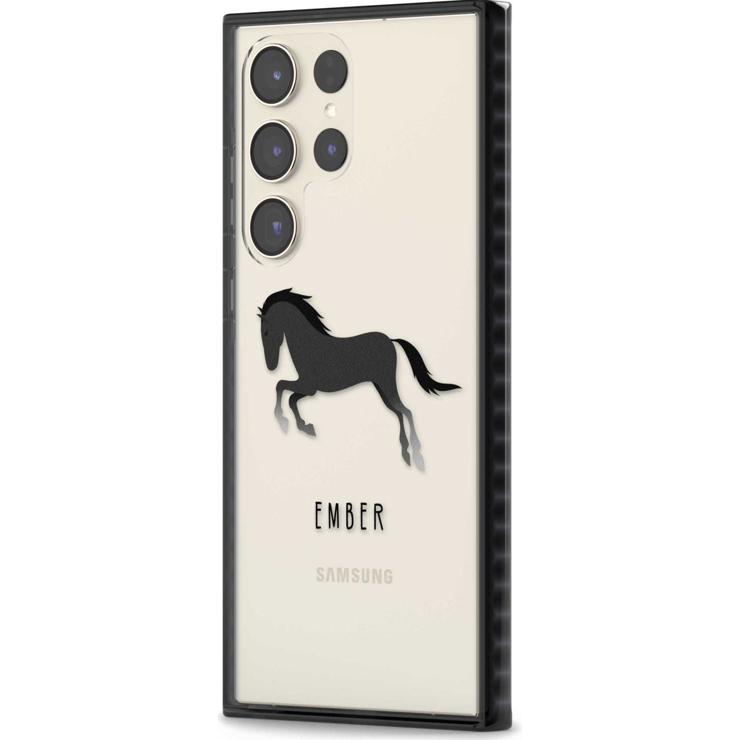Personalised Black Horse