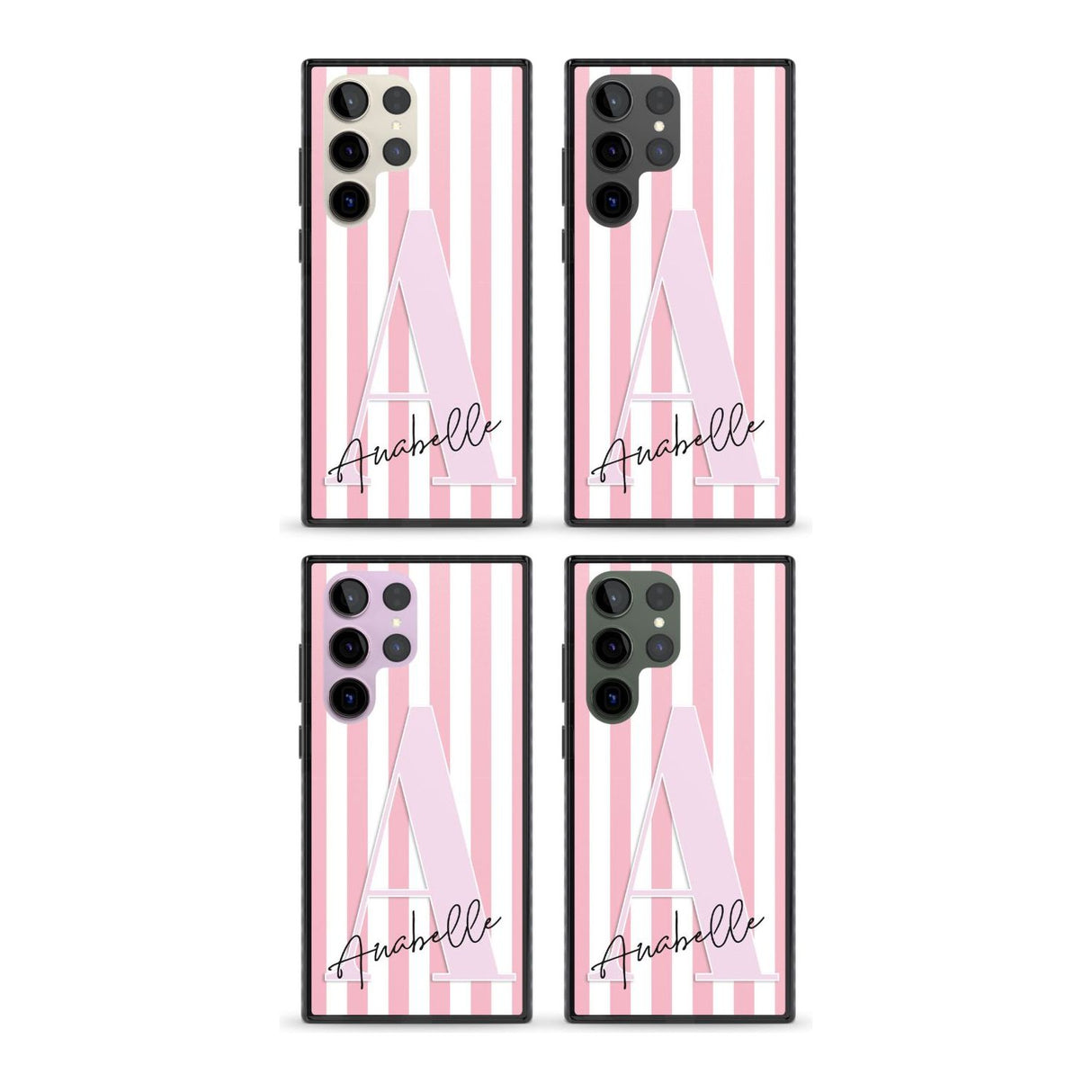 Personalised Pink Stripes & Large Monogram Custom Phone Case iPhone 15 Pro Max / Black Impact Case,iPhone 15 Plus / Black Impact Case,iPhone 15 Pro / Black Impact Case,iPhone 15 / Black Impact Case,iPhone 15 Pro Max / Impact Case,iPhone 15 Plus / Impact Case,iPhone 15 Pro / Impact Case,iPhone 15 / Impact Case,iPhone 15 Pro Max / Magsafe Black Impact Case,iPhone 15 Plus / Magsafe Black Impact Case,iPhone 15 Pro / Magsafe Black Impact Case,iPhone 15 / Magsafe Black Impact Case,iPhone 14 Pro Max / Black Impact