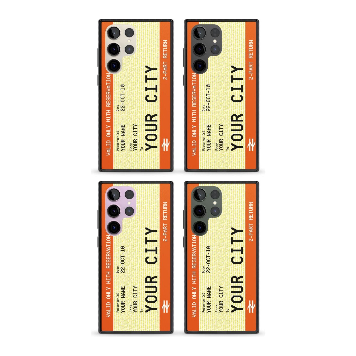 Personalised Create Your Own Train Ticket