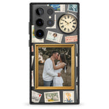 Personalised Vintage Photo Frame Collage Impact Phone Case for Samsung Galaxy S24 Ultra , Samsung Galaxy S23 Ultra, Samsung Galaxy S22 Ultra