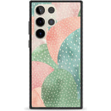 Colourful Close-Up Cacti Design Phone Case Samsung S22 Ultra / Black Impact Case,Samsung S23 Ultra / Black Impact Case Blanc Space