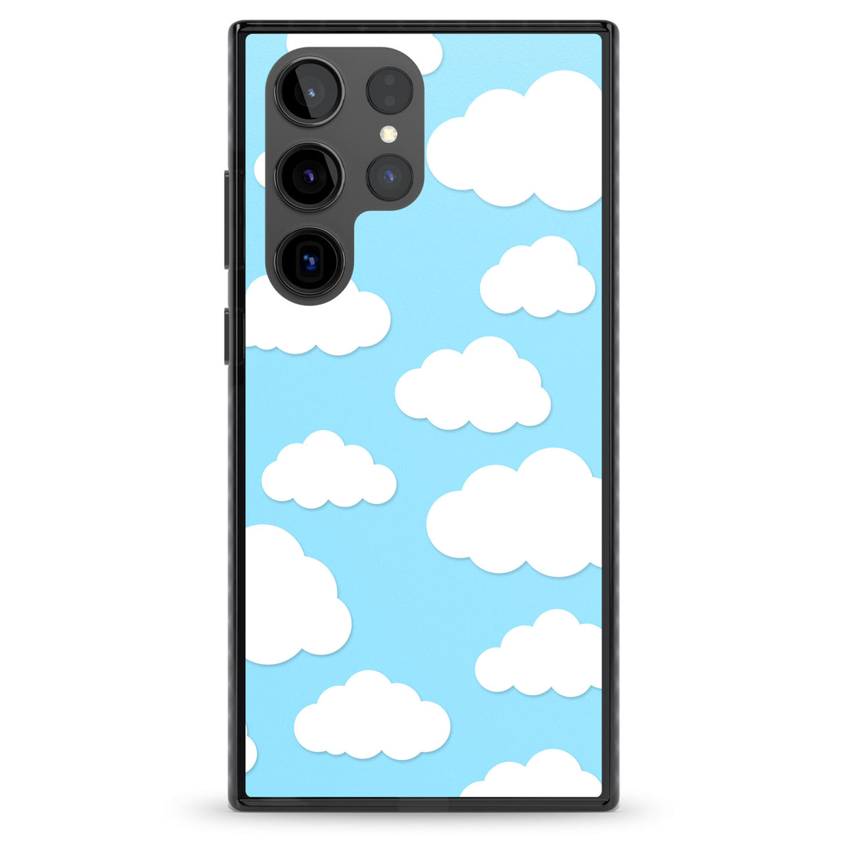 Blue Sky & Clouds Pattern Impact Phone Case for Samsung Galaxy S24 Ultra , Samsung Galaxy S23 Ultra, Samsung Galaxy S22 Ultra