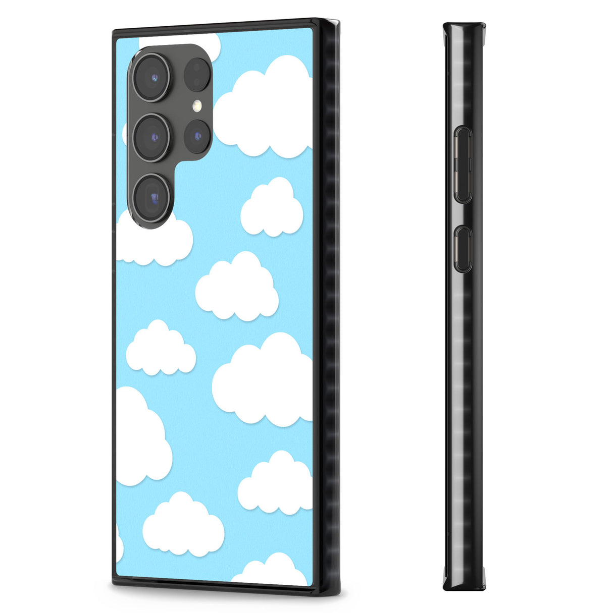 Blue Sky & Clouds Pattern Impact Phone Case for Samsung Galaxy S24 Ultra , Samsung Galaxy S23 Ultra, Samsung Galaxy S22 Ultra