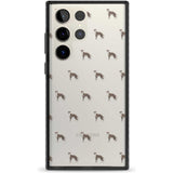 Whippet/Italian Greyhound Dog Pattern Clear