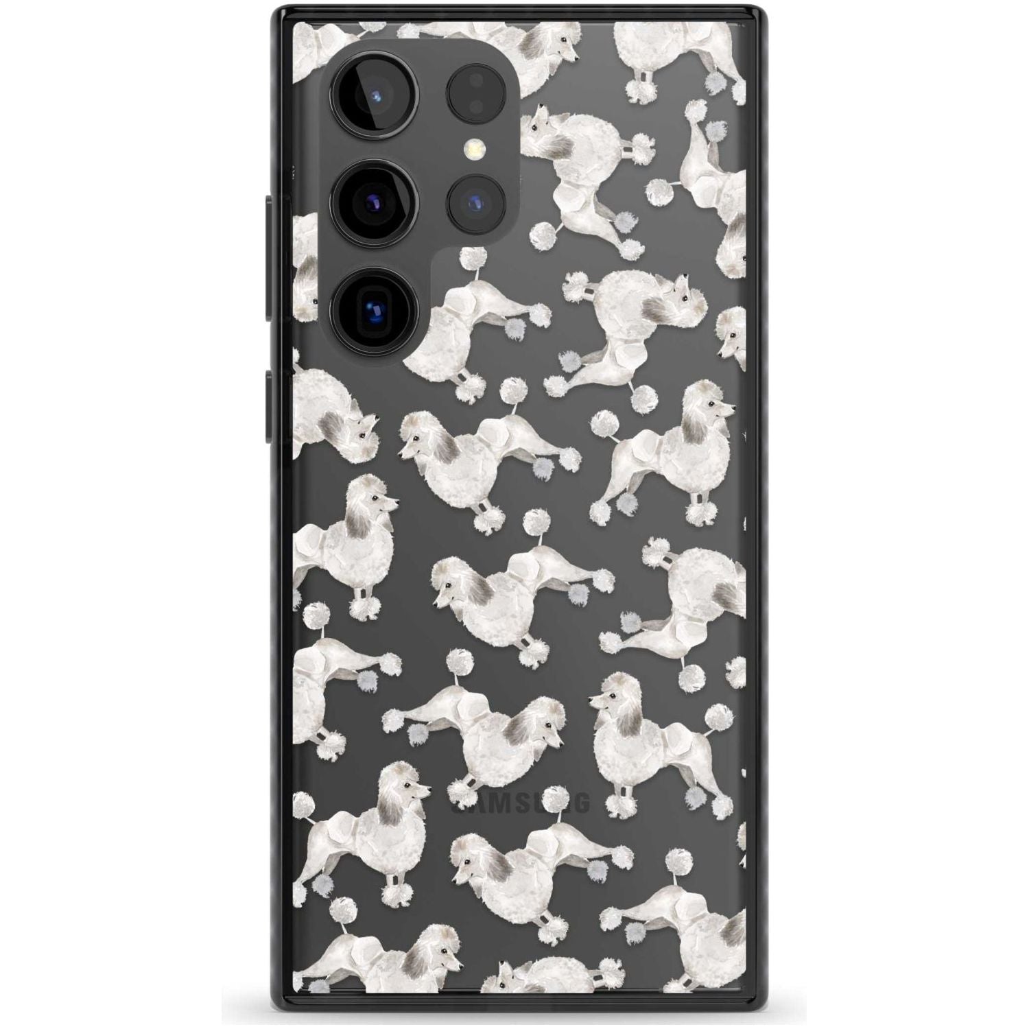 Poodle Watercolor Pattern