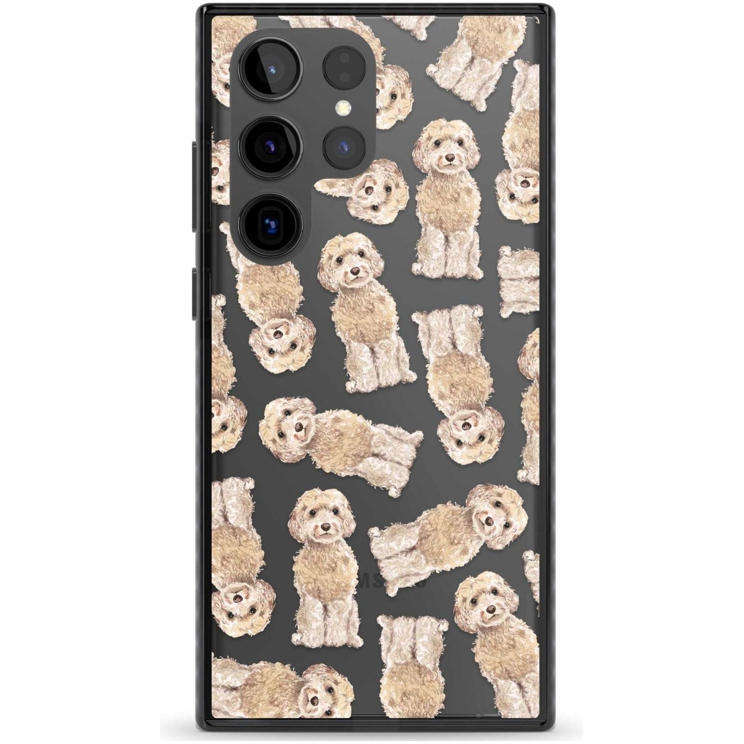 Cockapoo (Champagne) Watercolour Dog Pattern