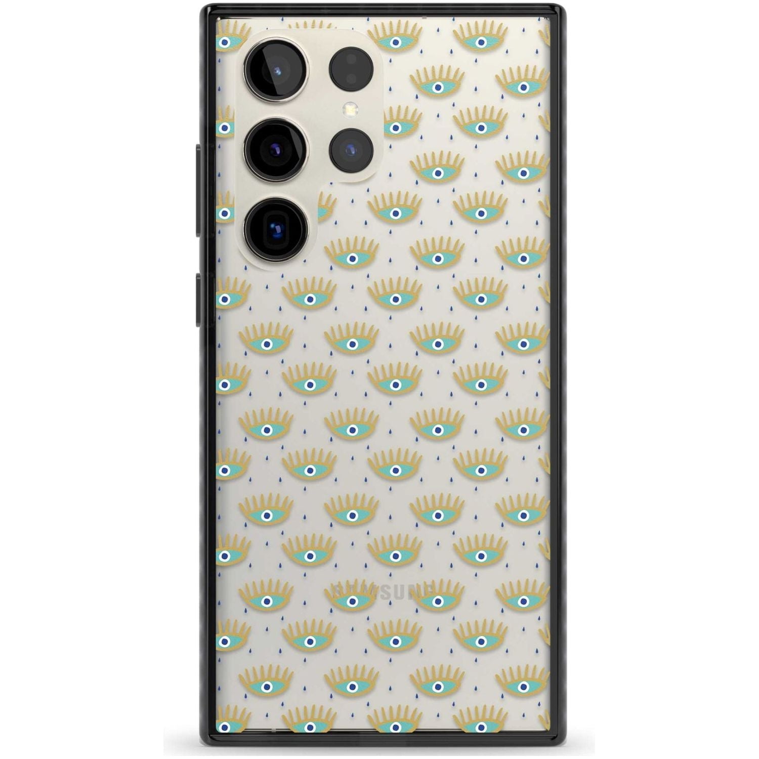 Crying Eyes (Clear) Psychedelic Eyes Pattern