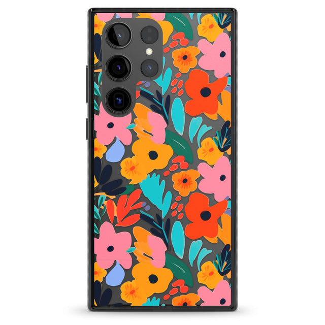 Floral Fiesta Impact Phone Case for Samsung Galaxy S24 Ultra , Samsung Galaxy S23 Ultra, Samsung Galaxy S22 Ultra