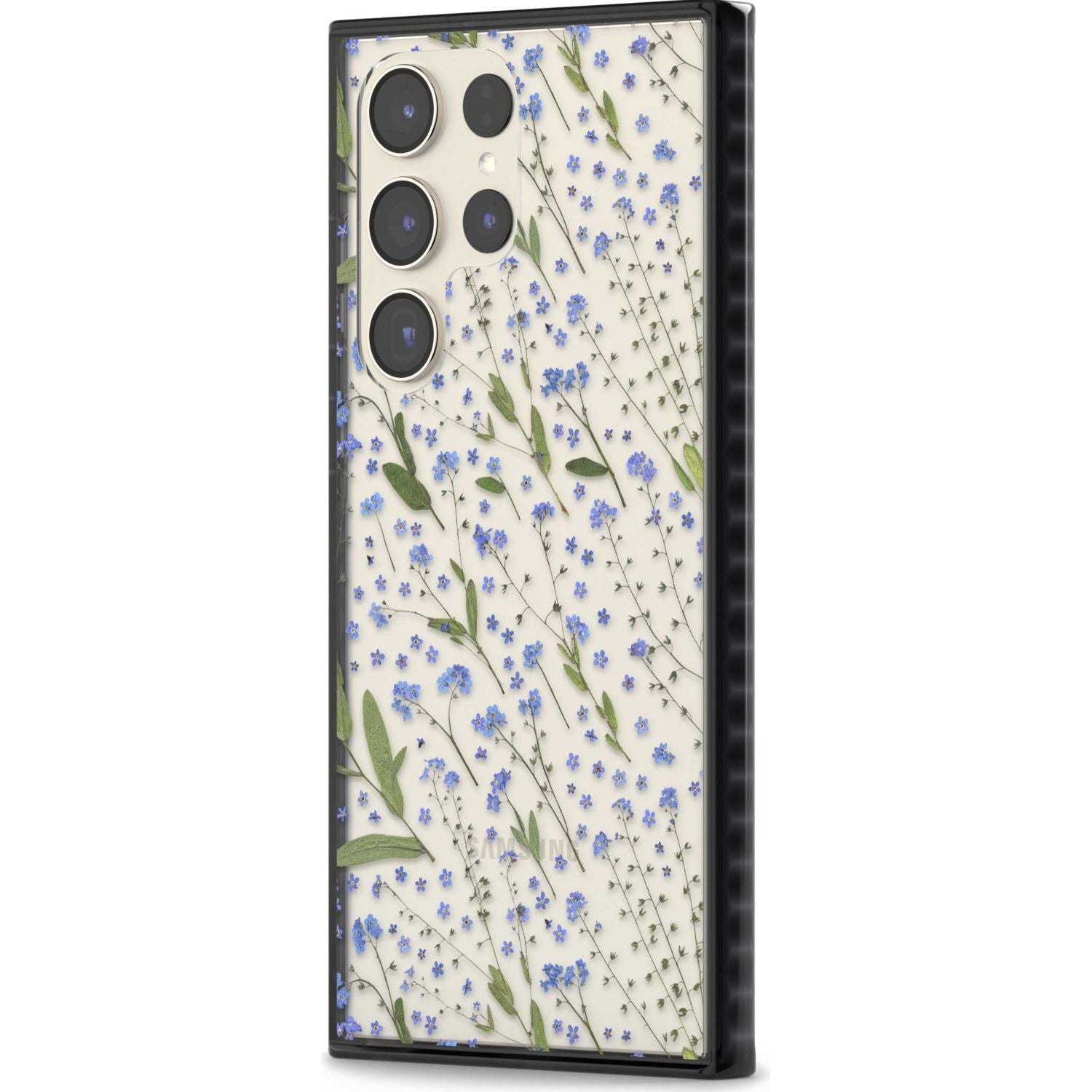 Blue Wild Flower Design
