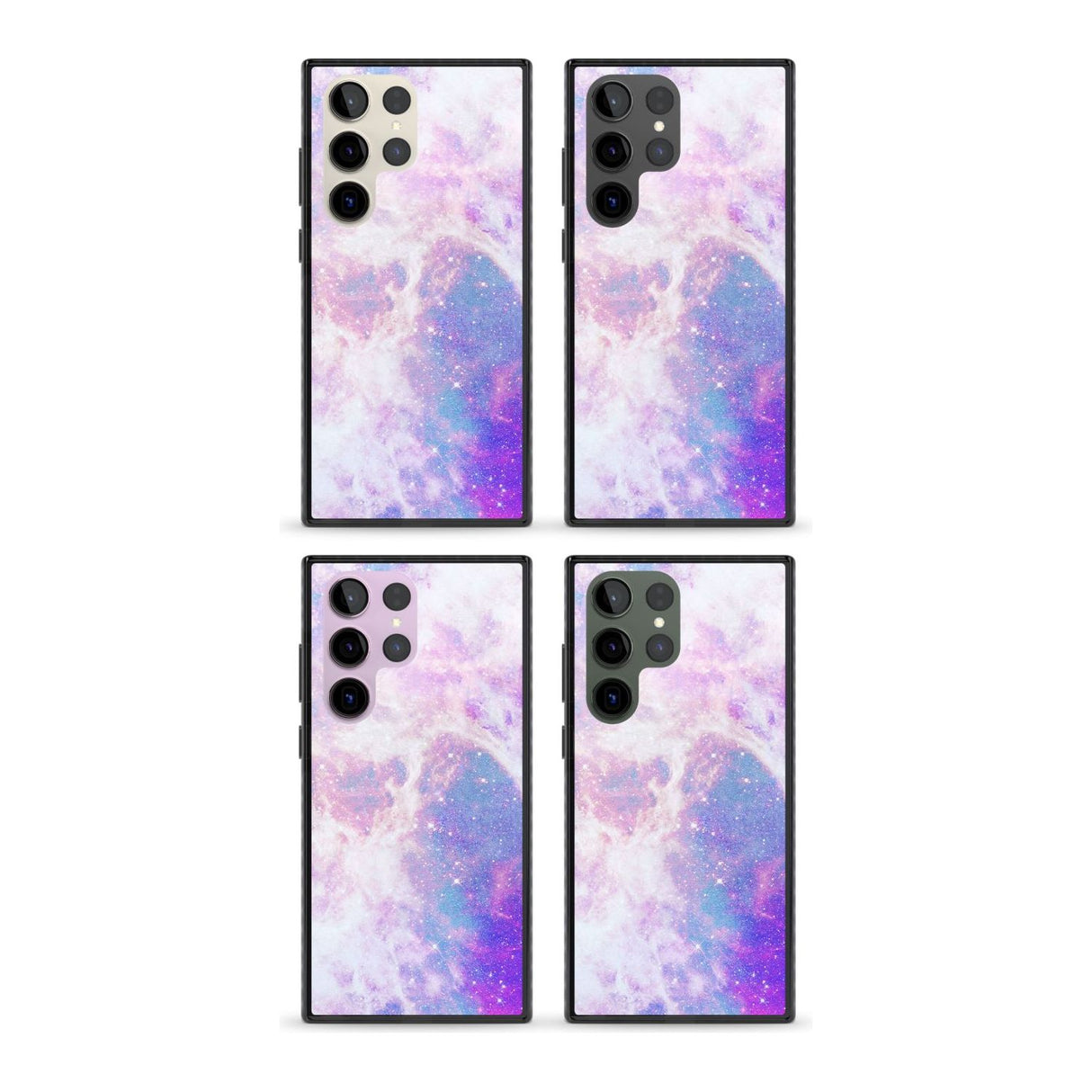 Purple & Blue Galaxy Pattern Design