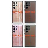 Happy Place (Orange) Impact Phone Case for Samsung Galaxy S24 Ultra , Samsung Galaxy S23 Ultra, Samsung Galaxy S22 Ultra