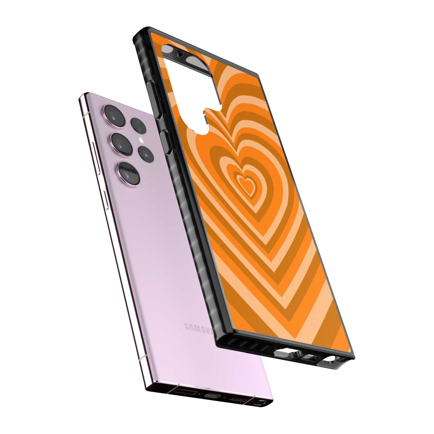 Orange Heart Illusion