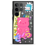 Kawaii Pink Bear Collage Impact Phone Case for Samsung Galaxy S24 Ultra , Samsung Galaxy S23 Ultra, Samsung Galaxy S22 Ultra