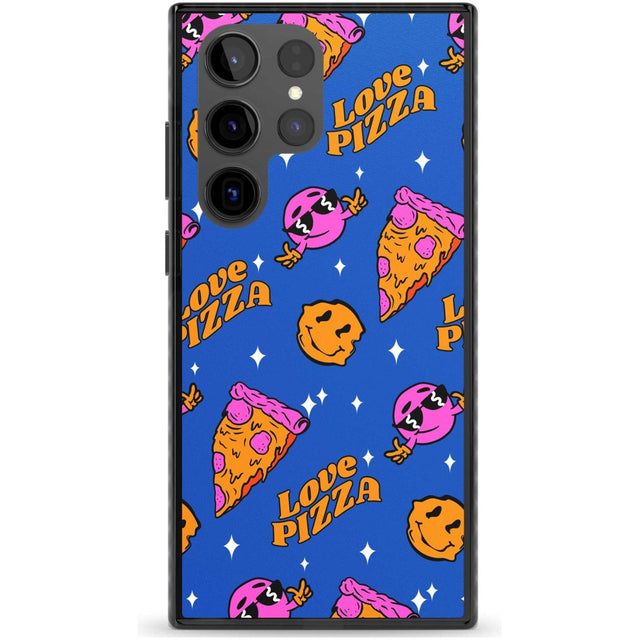 Psychedelic Love Pizza Pattern