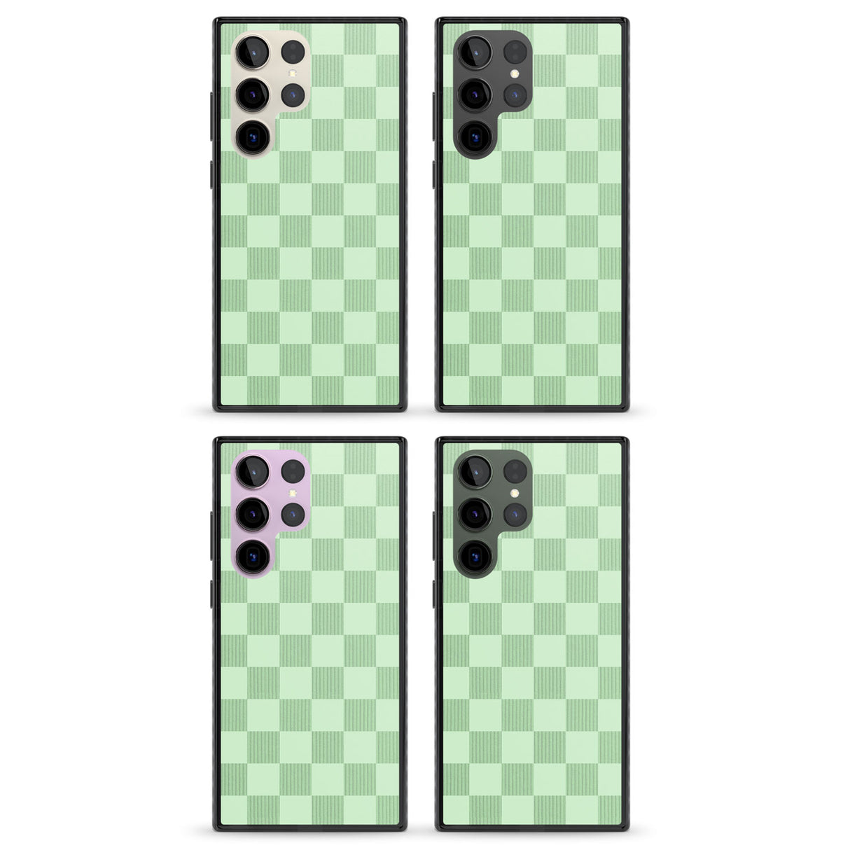 SEAFOAM CHECKERED Impact Phone Case for Samsung Galaxy S24 Ultra , Samsung Galaxy S23 Ultra, Samsung Galaxy S22 Ultra