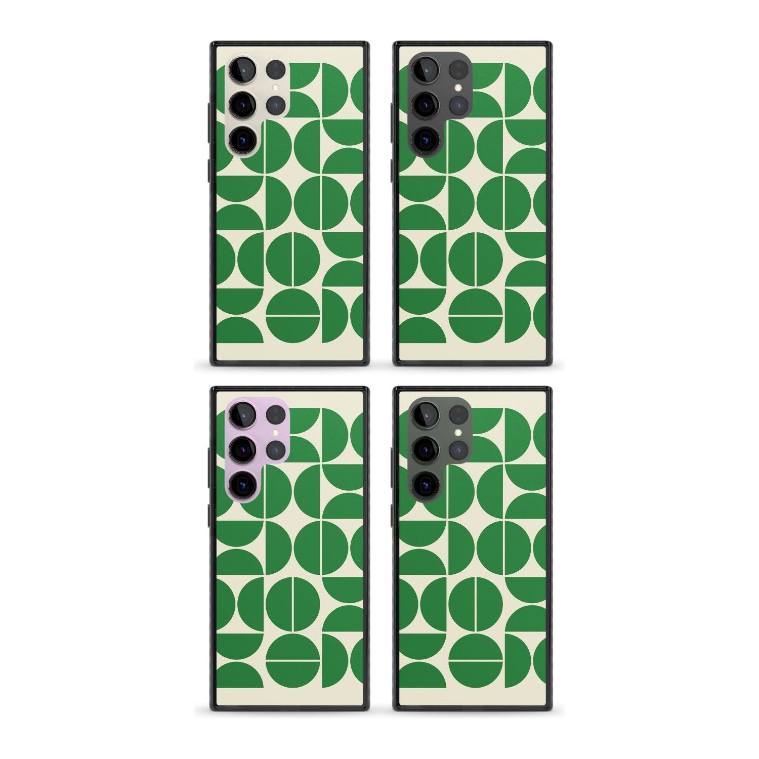 Retro Green Circles