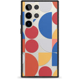 Abstract Colourful Mix Phone Case Samsung S22 Ultra / Black Impact Case,Samsung S23 Ultra / Black Impact Case Blanc Space