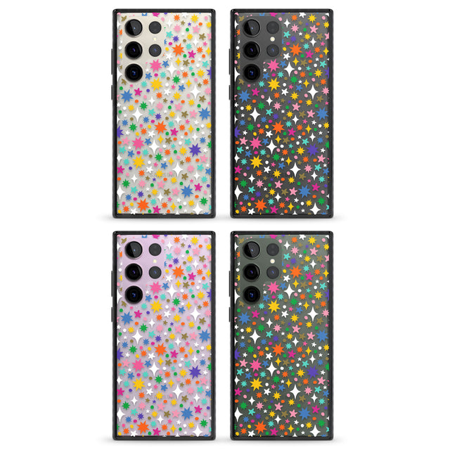 Rainbow Starburst Impact Phone Case for Samsung Galaxy S24 Ultra , Samsung Galaxy S23 Ultra, Samsung Galaxy S22 Ultra