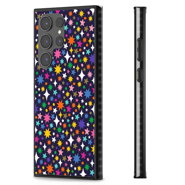 Rainbow Starburst (Purple) Impact Phone Case for Samsung Galaxy S24 Ultra , Samsung Galaxy S23 Ultra, Samsung Galaxy S22 Ultra