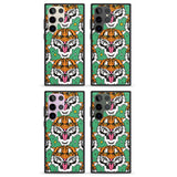 Fierce Jungle Tigers (Green) Impact Phone Case for Samsung Galaxy S24 Ultra , Samsung Galaxy S23 Ultra, Samsung Galaxy S22 Ultra