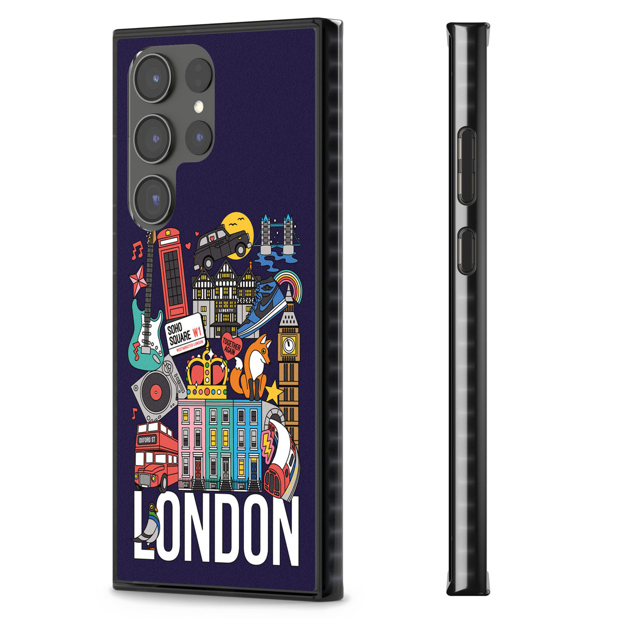 London Calling Impact Phone Case for Samsung Galaxy S24 Ultra , Samsung Galaxy S23 Ultra, Samsung Galaxy S22 Ultra