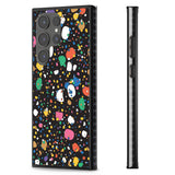 Colourful Confetti Pebbles (Black) Impact Phone Case for Samsung Galaxy S24 Ultra , Samsung Galaxy S23 Ultra, Samsung Galaxy S22 Ultra