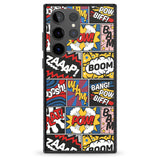 Onomatopoeia Impact Phone Case for Samsung Galaxy S24 Ultra , Samsung Galaxy S23 Ultra, Samsung Galaxy S22 Ultra