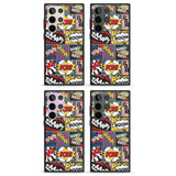 Onomatopoeia Impact Phone Case for Samsung Galaxy S24 Ultra , Samsung Galaxy S23 Ultra, Samsung Galaxy S22 Ultra