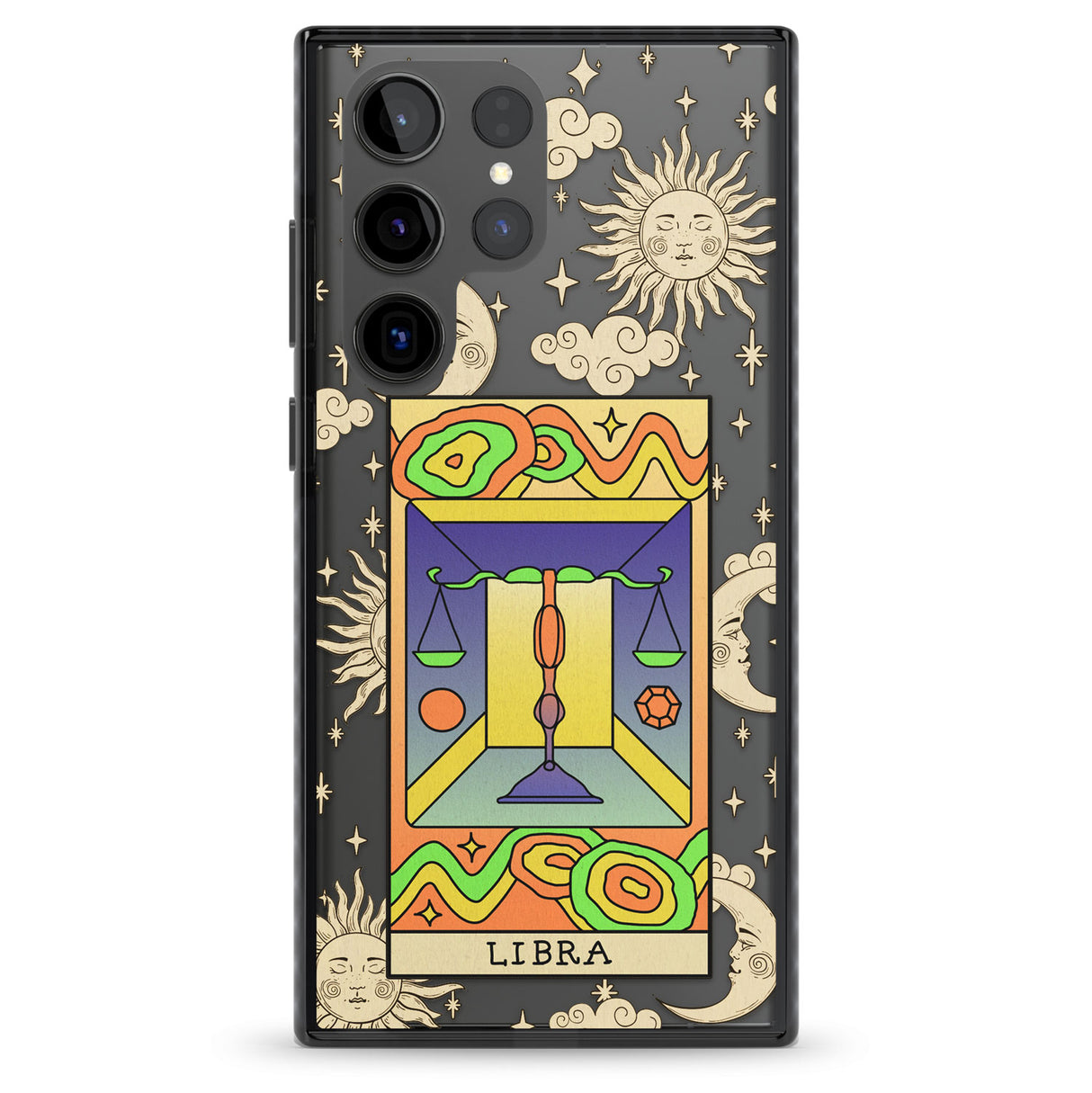 Celestial Zodiac - Libra Impact Phone Case for Samsung Galaxy S24 Ultra , Samsung Galaxy S23 Ultra, Samsung Galaxy S22 Ultra