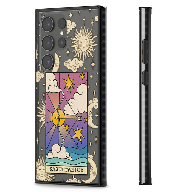 Celestial Zodiac - Sagittarius Impact Phone Case for Samsung Galaxy S24 Ultra , Samsung Galaxy S23 Ultra, Samsung Galaxy S22 Ultra