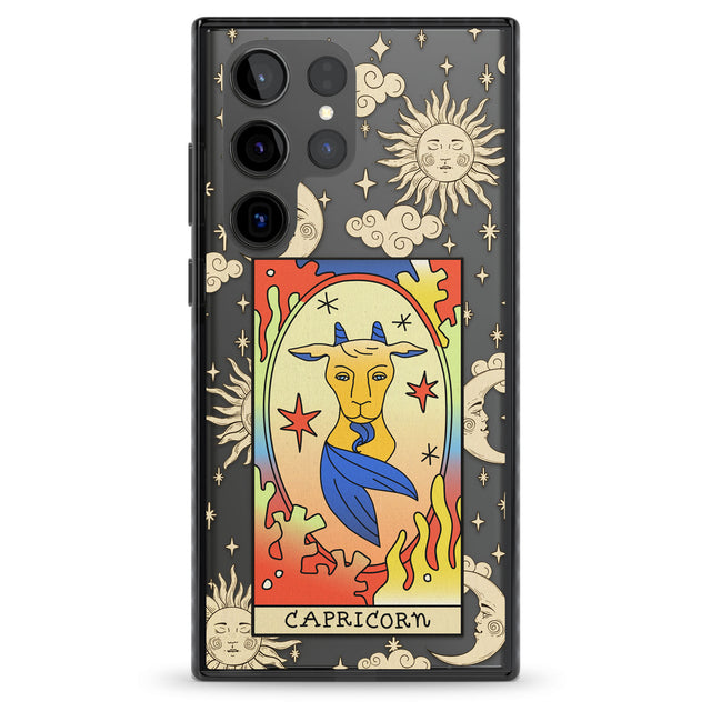 Celestial Zodiac - Capricorn Impact Phone Case for Samsung Galaxy S24 Ultra , Samsung Galaxy S23 Ultra, Samsung Galaxy S22 Ultra