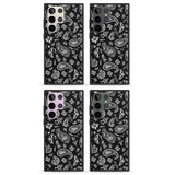 Black Bandana Impact Phone Case for Samsung Galaxy S24 Ultra , Samsung Galaxy S23 Ultra, Samsung Galaxy S22 Ultra