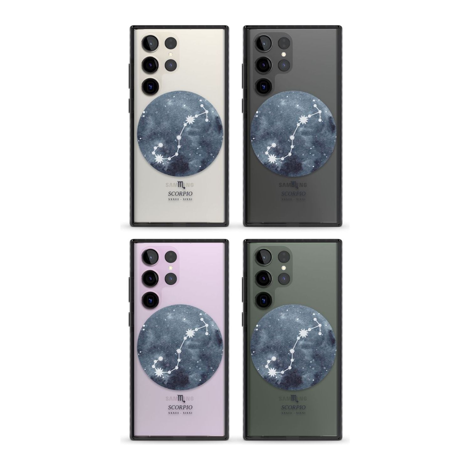 Scorpio Zodiac Blue