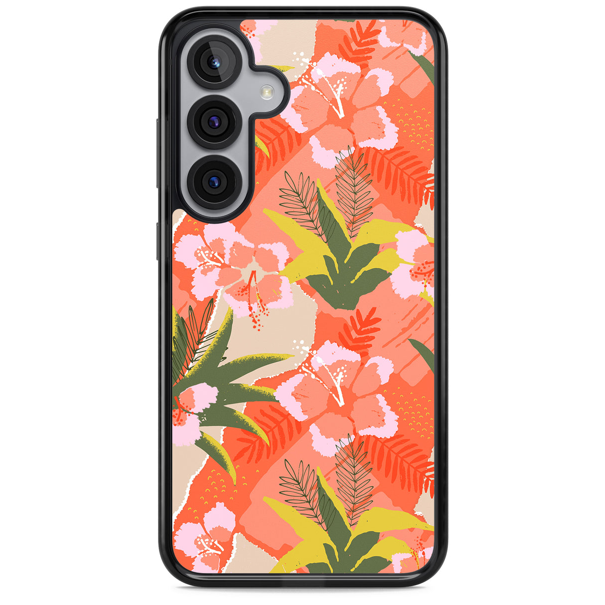 Hawaiian Flowers Abstract Pattern