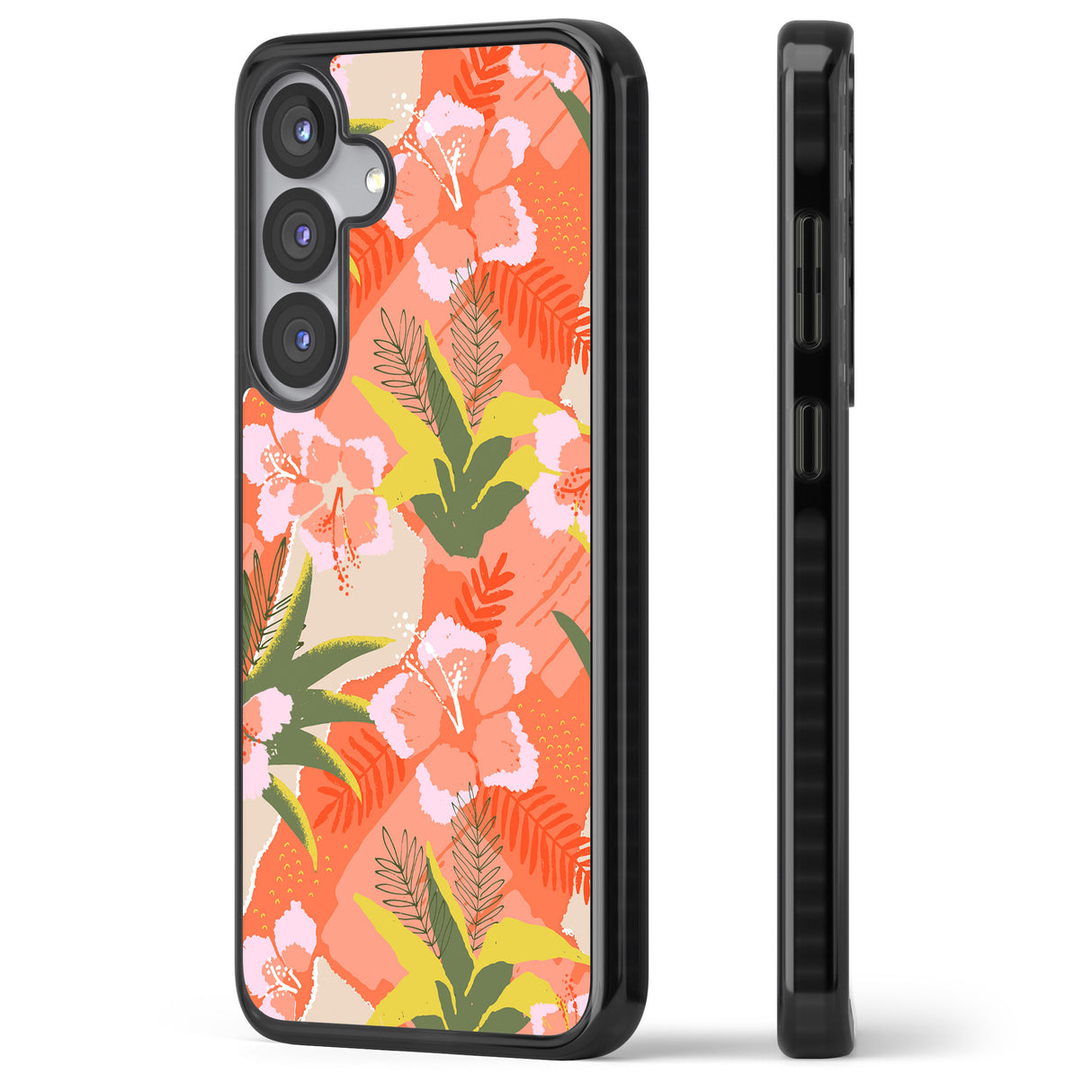 Hawaiian Flowers Abstract Pattern