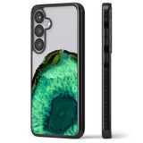 Emerald Green Gemstone Crystal Clear Design