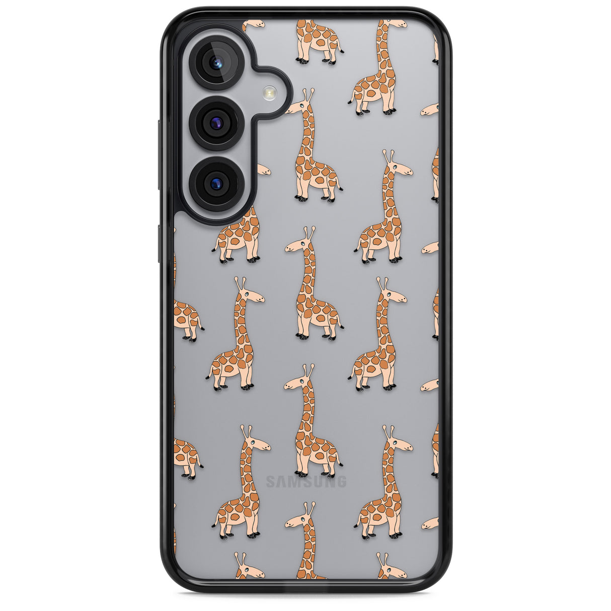 Cute Giraffe Pattern Clear