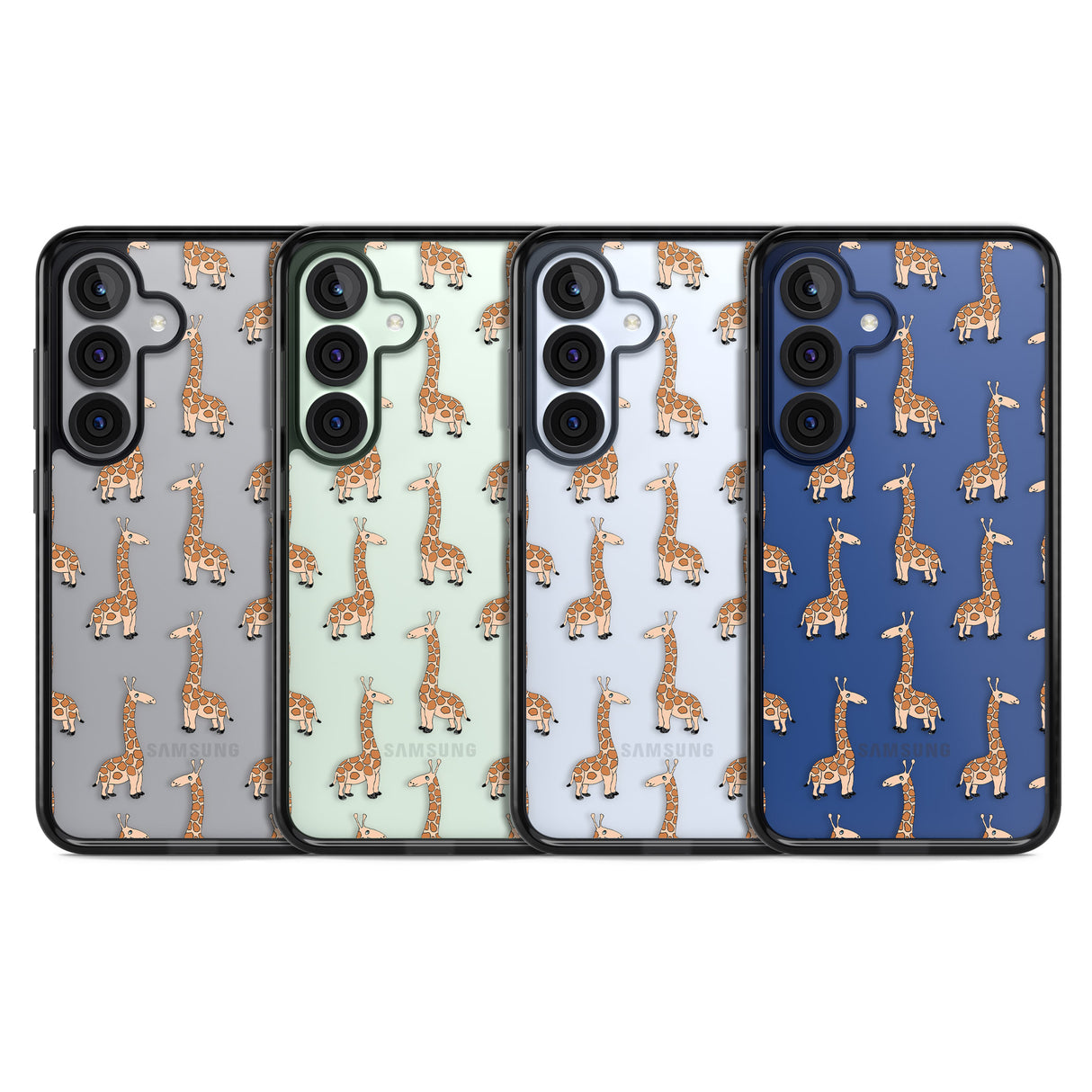 Cute Giraffe Pattern Clear