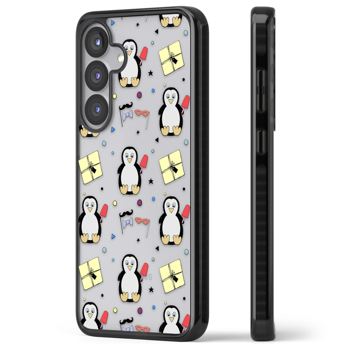 Cute Penguin Pattern Clear