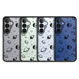 Cosmic Outer Space Design Black on Clear