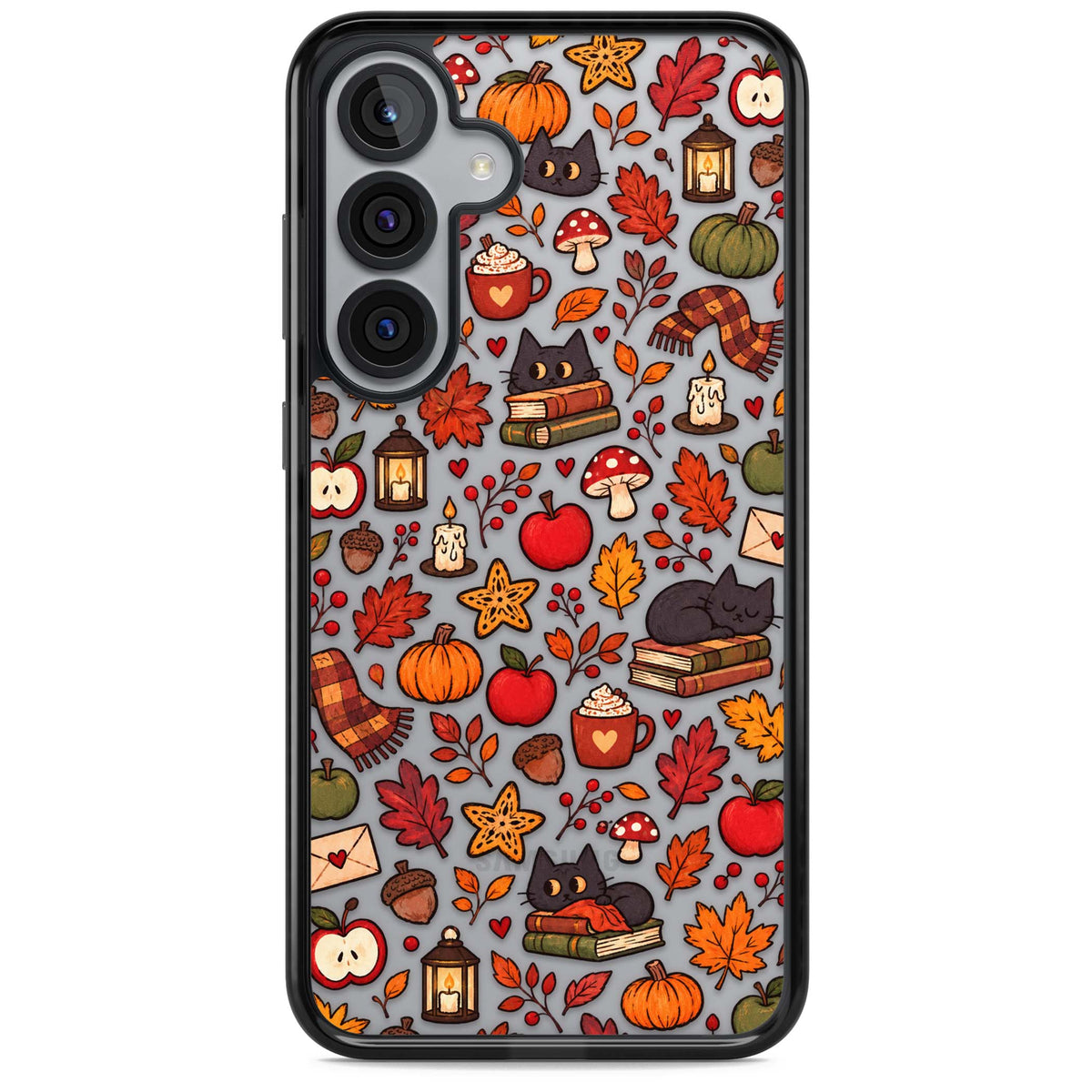 Autumn Mix iPhone case | Black Impact case for Samsung Galaxy S25, Samsung Galaxy S25 Plus