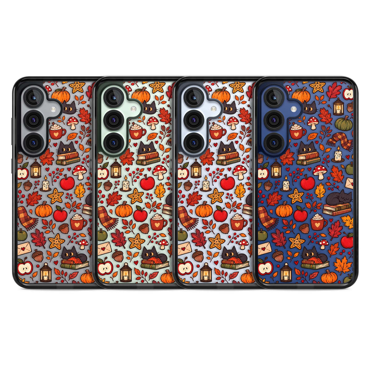 Autumn Mix iPhone case | Black Impact case for Samsung Galaxy S25, Samsung Galaxy S25 Plus