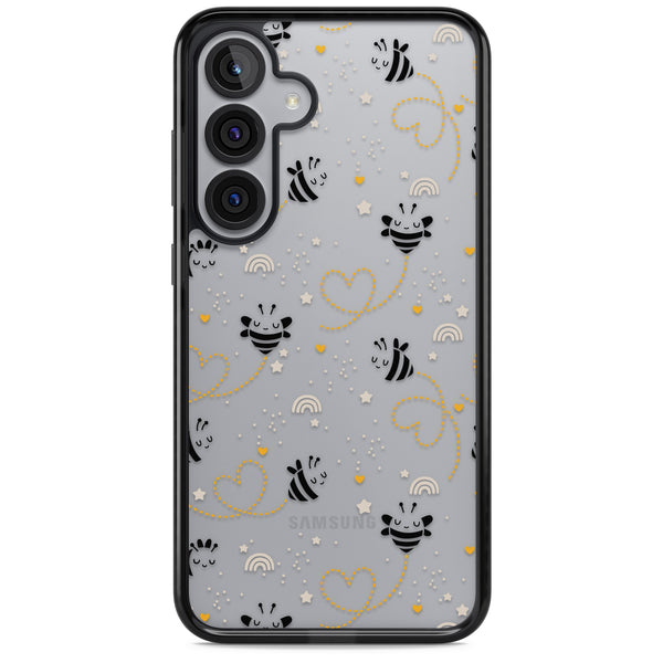 Bee Hearts Pattern