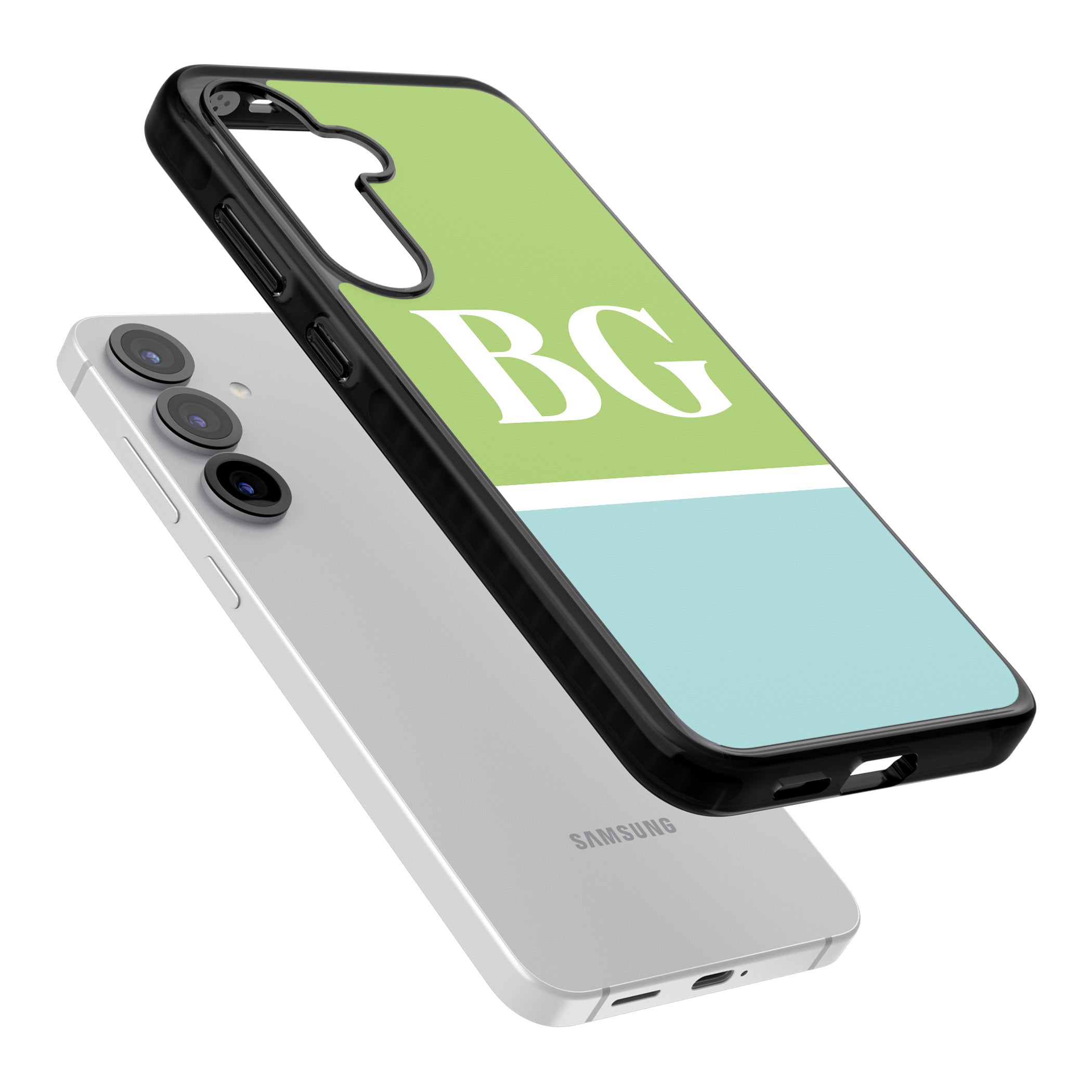 Personalised Colorblock: Green & Turquoise